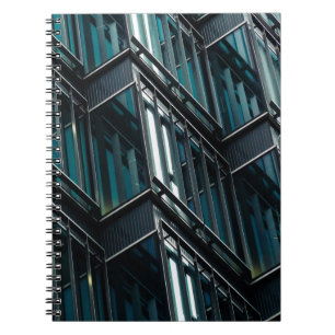 GLASS WINDOW BUILDING NOTEBOOK