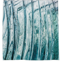 Glass window ice crystal frost