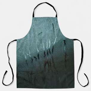Glass window moisture texture apron