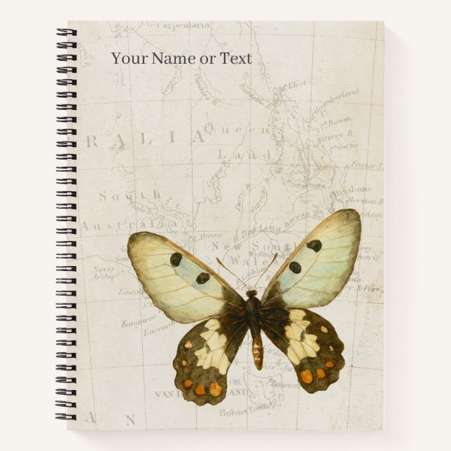 Glass-Winged Enigma – Clearwing Swallowtail Notebook (Front)