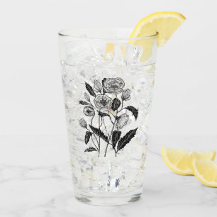 Glass wirh Poppy