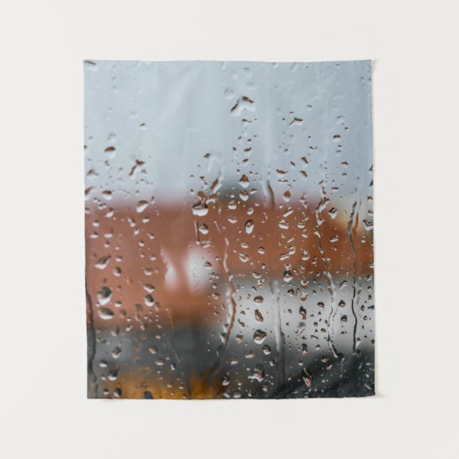 Glass with raindrops tapestry (Front)