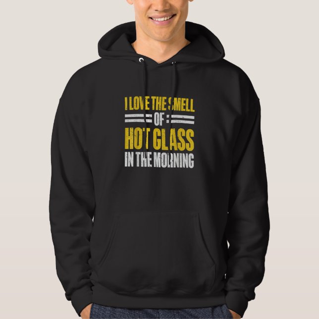 Glassblowing Glass Blower Glass Blowing 4 Hoodie (Front)