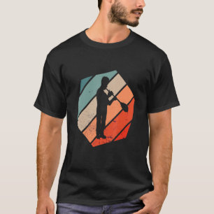 Glassblowing Glass Blower Glassforming Hexa Retro  T-Shirt