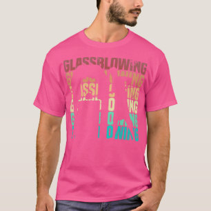 Glassblowing Glassworking Lampworking Silhouette T-Shirt