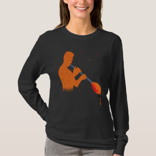 Glassblowing With A Glass Blower T-Shirt