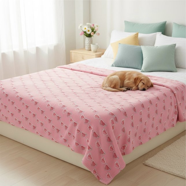 Glasses Fleece Blanket (Creator Uploaded)