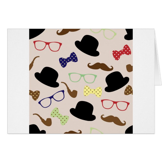 Glasses, Hats and Moustache (Front Horizontal)