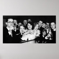 GLASSES HIGH at SPEAKEASY c. 1929