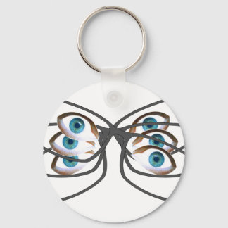 Glasses Image Key Ring