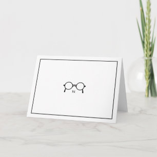 Glasses Minimalist Card Hi