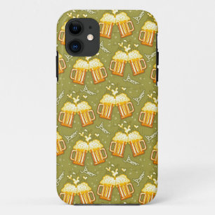 Glasses Of Beer Pattern Case-Mate iPhone Case