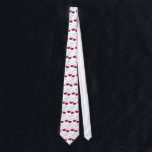 Glasses of Red Wine Tie<br><div class="desc">This necktie features a red wine glass pattern.</div>