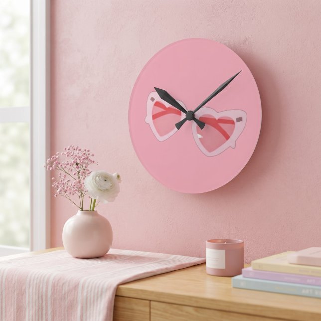 Glasses Round Clock (Creator Uploaded)