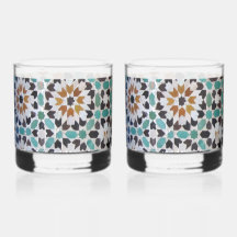 Glasses with Marrakech mosaic