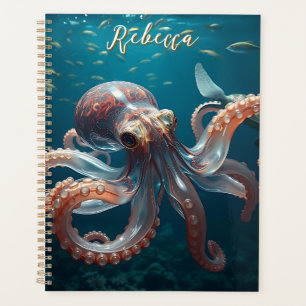 Glasslike Octopus in the Deep Sea Planner