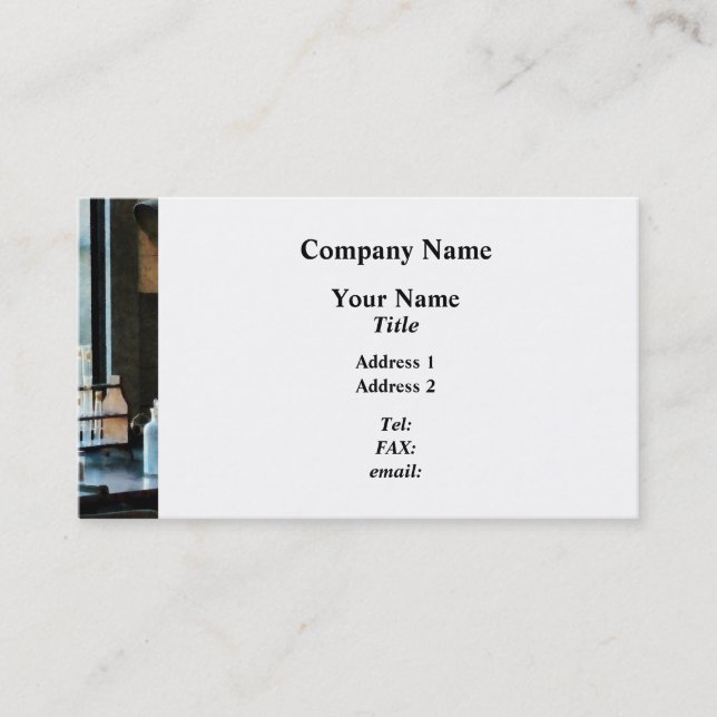 Glassware in Lab Business Card (Front)