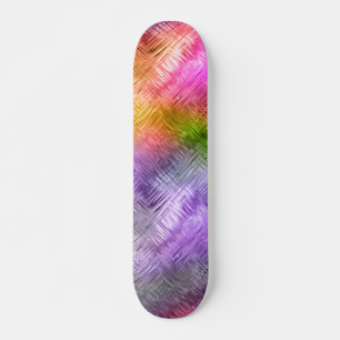 Glassy Ametrine Purple Texture Skateboard
