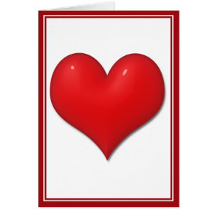 Glassy Red Heart