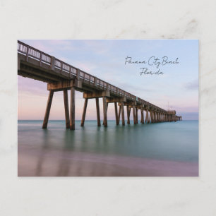 Glassy Waters At Panama City Beach Pier Postcard