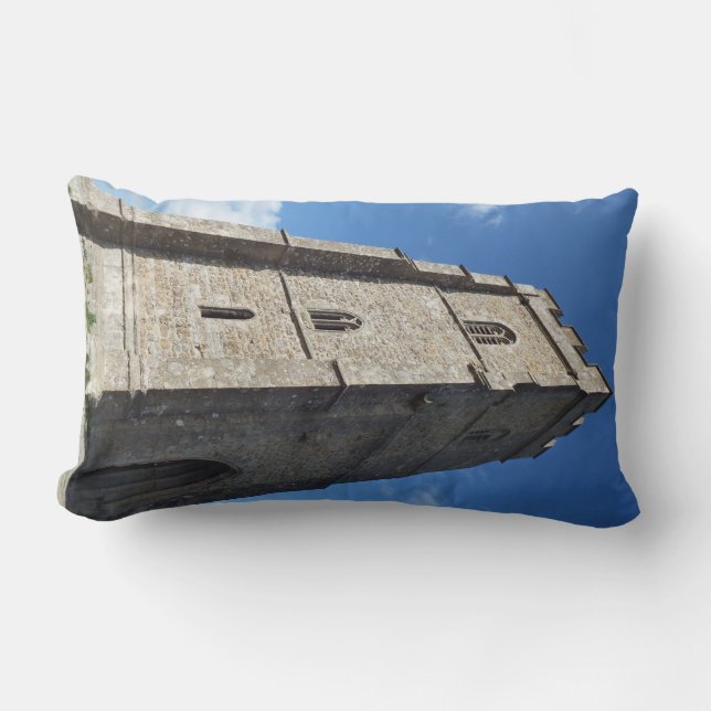 Glastonbury Tor Tower Pillow (Front)