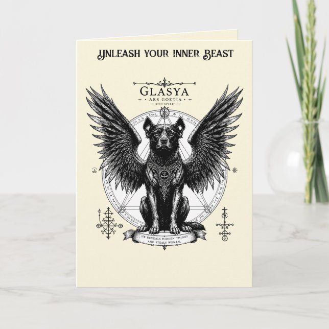 Glasya Unleashed Wings of the Goetia Card (Front)
