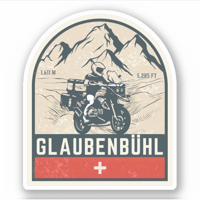  Glaubenbüelen pass swiss–alps motorcycle tour (Front)