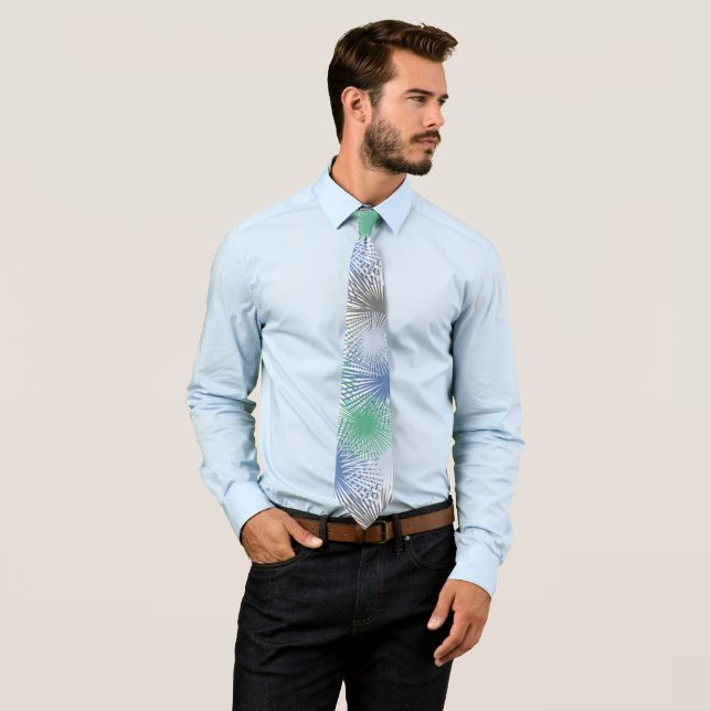 Glaucous Stars Tie (In Situ)