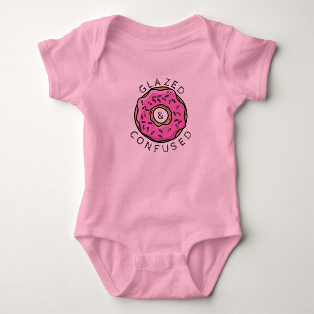 Glazed and Confused Baby Tutu Bodysuit (Front)