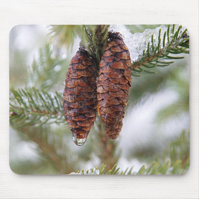 Glazed Cones Mouse Pad (Front)