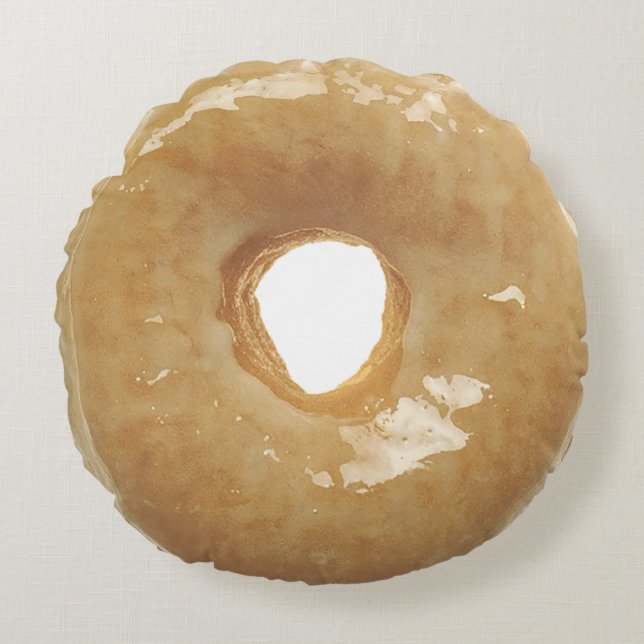 Glazed Doughnut Double Sided Round Pillow (Front)