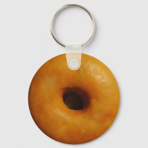 Glazed Doughnut Keychain