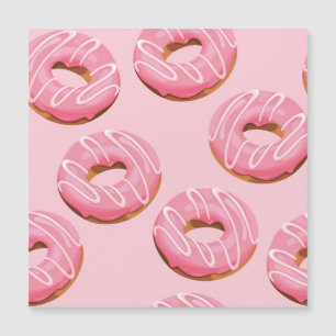 Glazed Doughnuts Seamless Background
