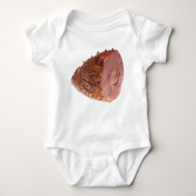 Glazed Ham Baby Bodysuit (Front)