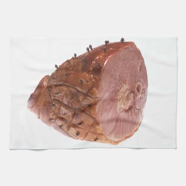 Glazed Ham Tea Towel (Horizontal)