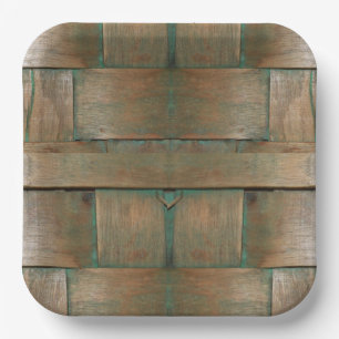 Glazed in Green Paper Plate