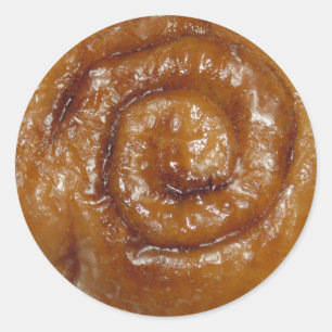 Glazed roll round glossy stickers