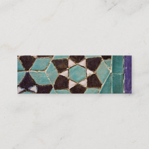 Glazed Tile Mosaic Mini Business Card