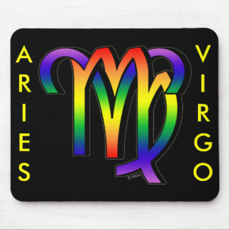 GLBT Aries & Virgo Mouse Pad