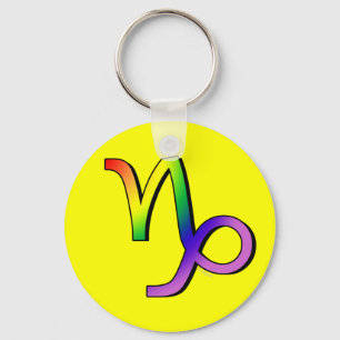GLBT Capricorn Key Ring