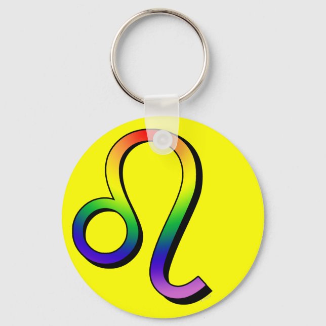 GLBT Leo Key Ring (Front)