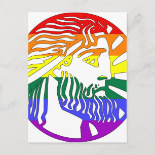 GLBT Mythological God Postcard