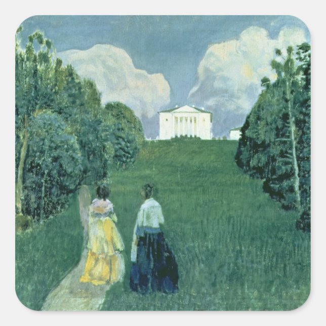 Gleam of the Sunset, 1904 Square Sticker (Front)