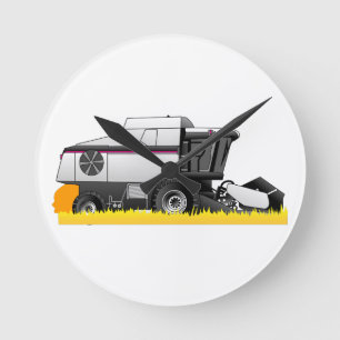 Gleaner Round Clock