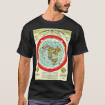 Gleason 1892 Flat Earth Map Research Flat Earth T-Shirt<br><div class="desc">Gleason 1892 Flat Earth Map Research Flat Earth .Come shop fashionable and comfortable Flat Earth t-shirts! Visit us now and discover something that's perfect for you. Don't miss out!</div>