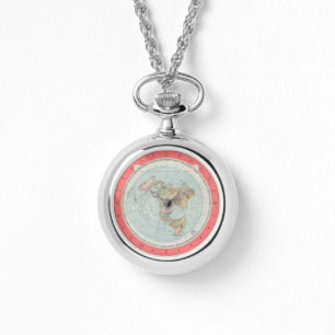 Gleason's "NEW STANDARD MAP OF THE WORLD" Watch