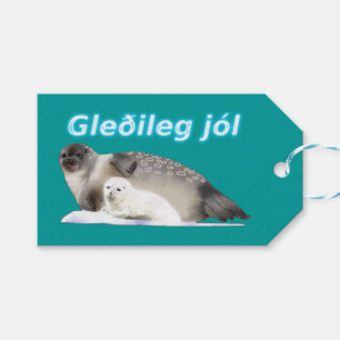 Gleðileg Jól - Ringed Seal Gift Tags