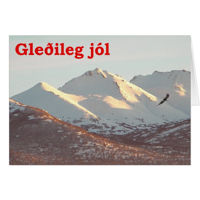 Gleðileg Jól - Winter Eagle (Front Horizontal)