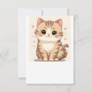 Gleeful Cat: Sweet Kawaii Kitten Art for Any Room Save The Date