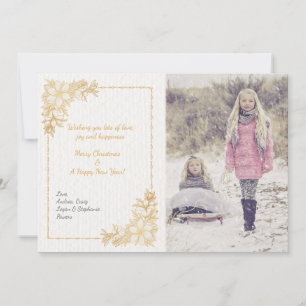 Gleeful Spirit Photo Holiday Card
